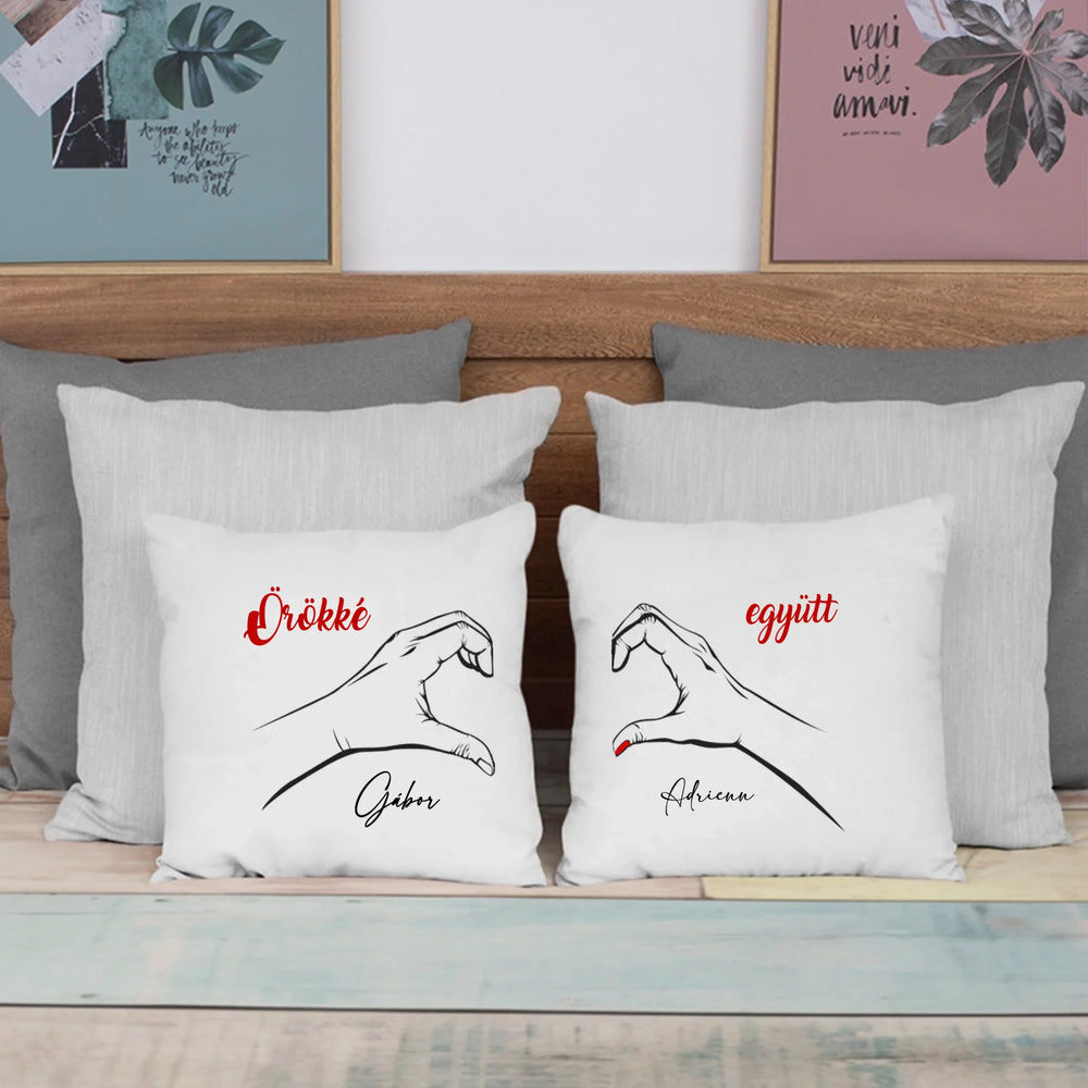 Örökké együtt 2db-os páros párna szett