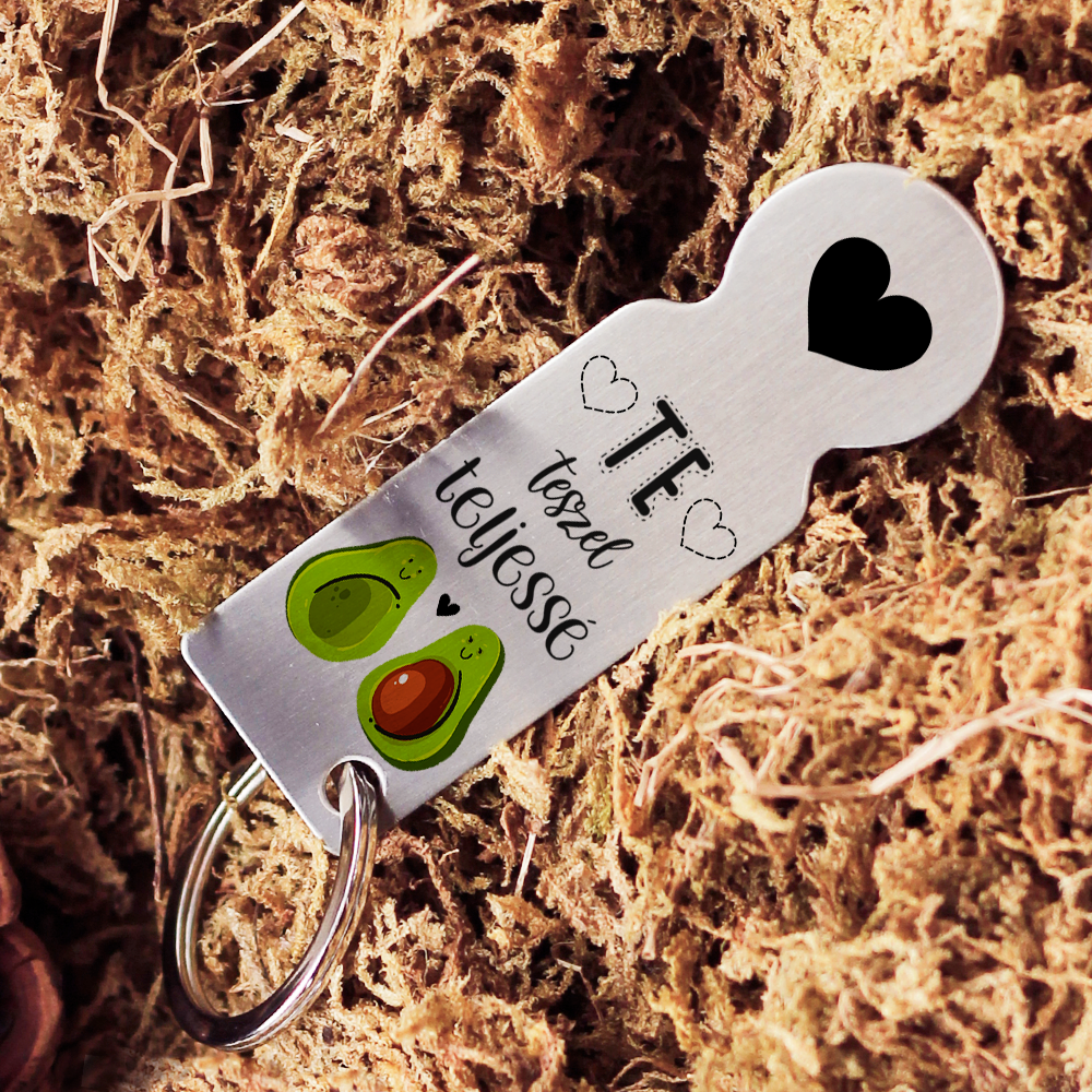 Te teszel teljessé  bevásárló kocsi érme ajándék pároknak