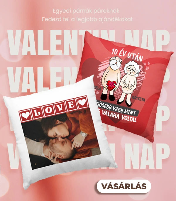 valentin napi egyedi fényképes párna háttérben vicces valentin napi személyre szabható párna