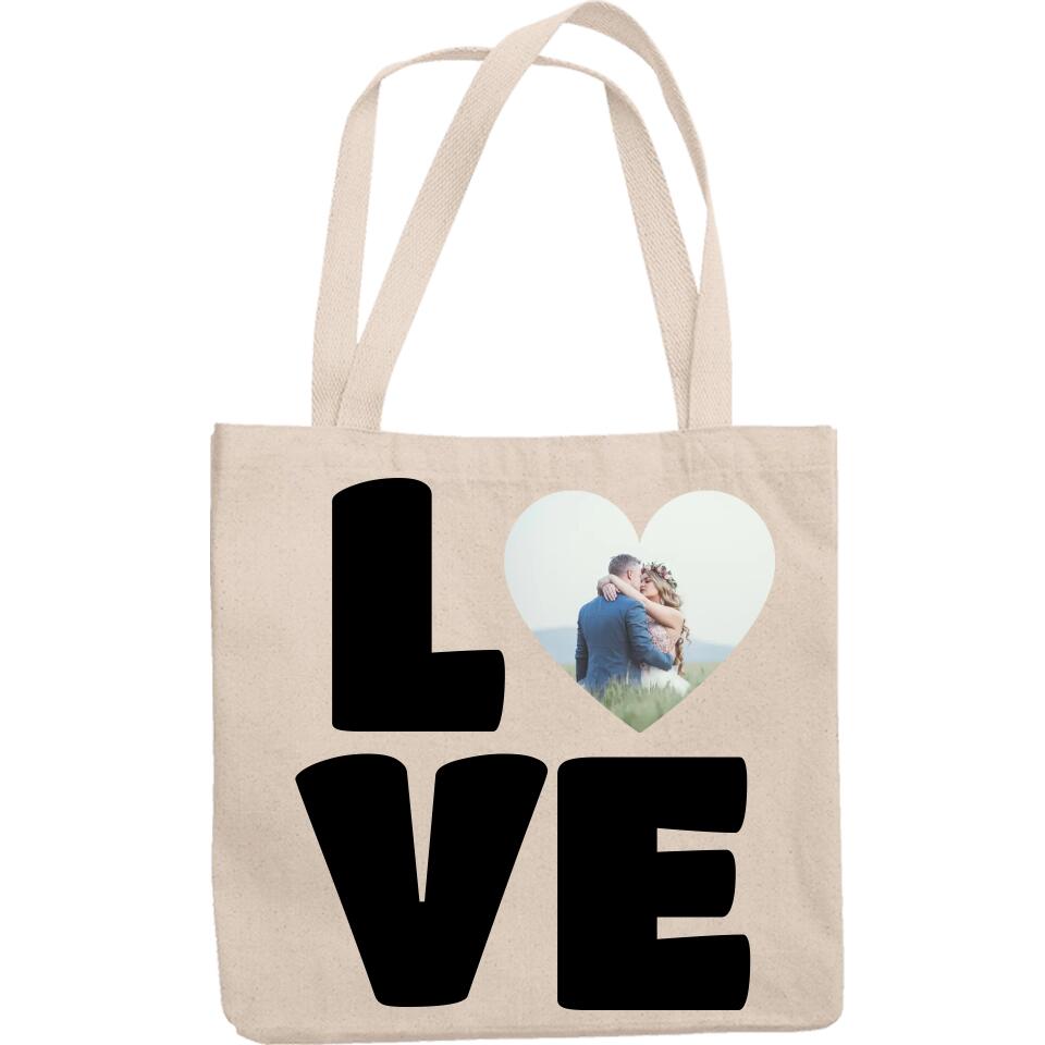 LOVE feliratos vászontáska 1 képpel