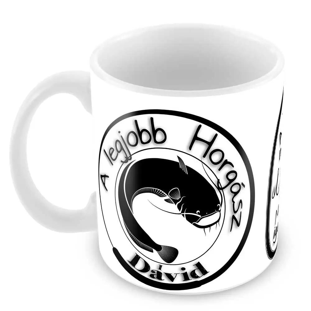 A legjobb Horgász bögre egyedi névvel - Bogreguru