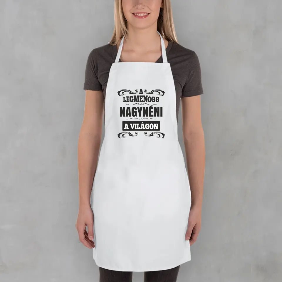 A legmenőbb nagynéni a világon kötény - Bogreguru