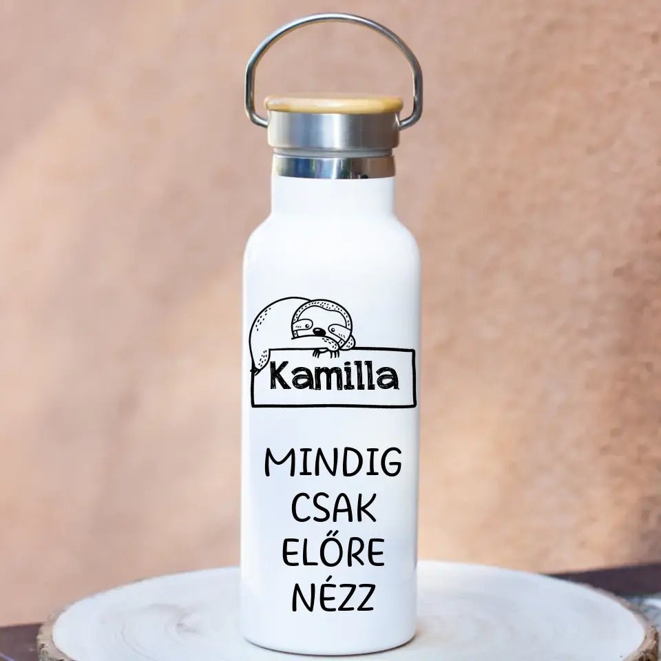 Állatos kulacs gyerekeknek névvel - Bogreguru