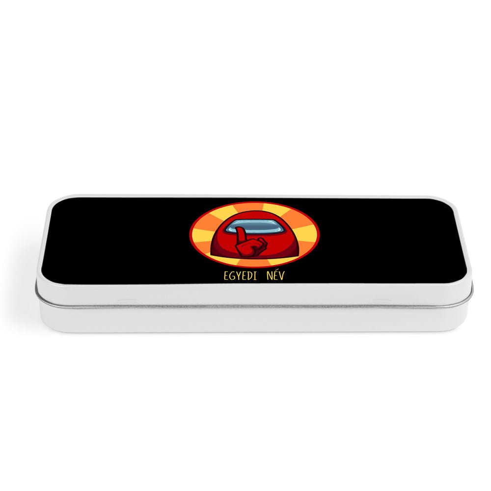 Among us mintás fém tolltartó egyedi neves 1 - Bogreguru