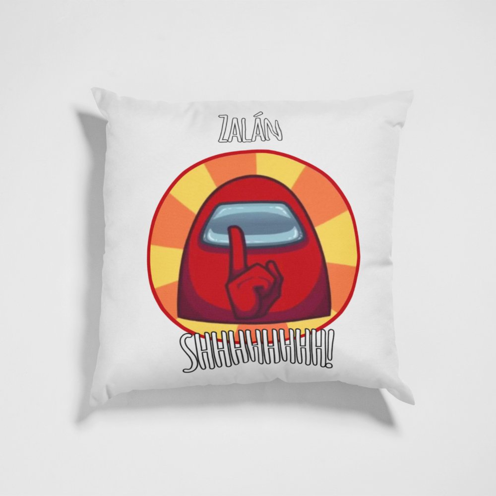 Among us párna egyedi névvel - Bogreguru