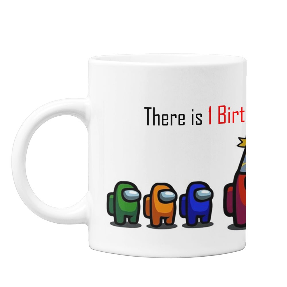 Among us szülinapi bögre egyedi felirattal - Bogreguru