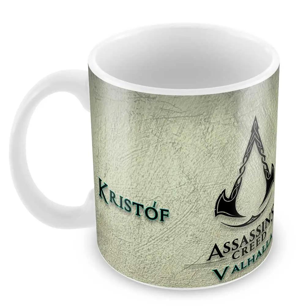 Assassin's creed Valhalla egyedi neves bögre - Bogreguru