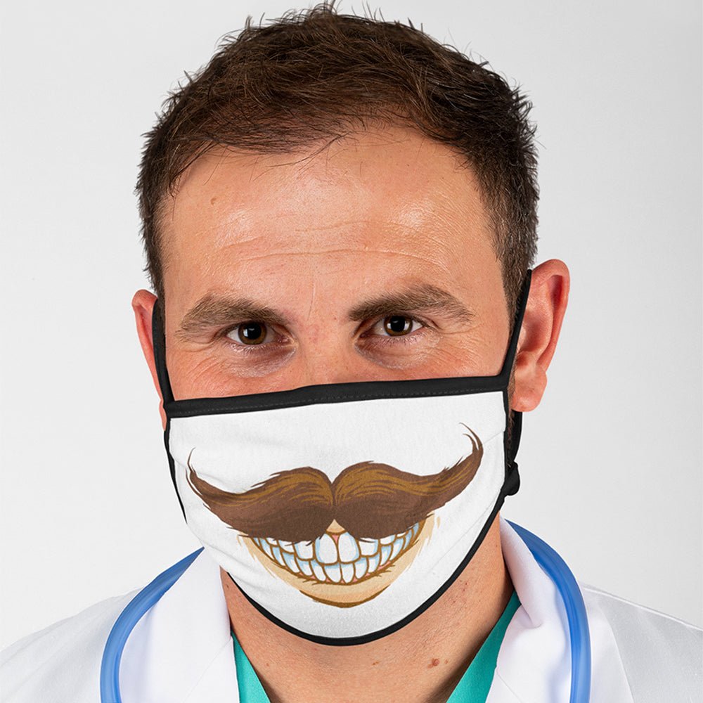 Bajusz maszk egyedi felirattal - Bogreguru