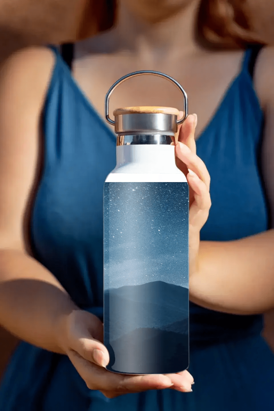 Bambusz fedeles kulacs készítés panoráma képpel - Bogreguru