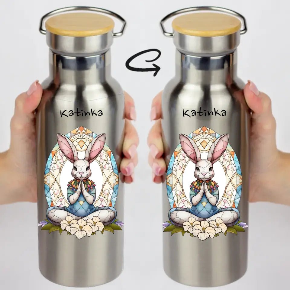 Bambusz fedeles kulacs yogázó állatokkal - Bogreguru