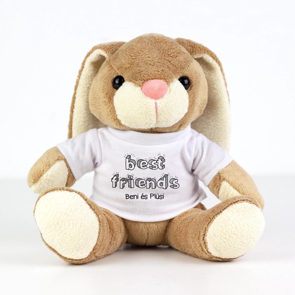Best friend plüss nyuszi névvel - Bogreguru