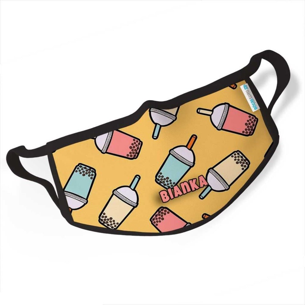 Bubble tea maszk egyedi neves - Bogreguru