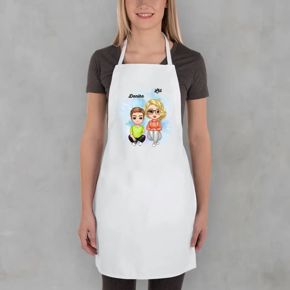 Cukifejű anya-fia kötény - Bogreguru