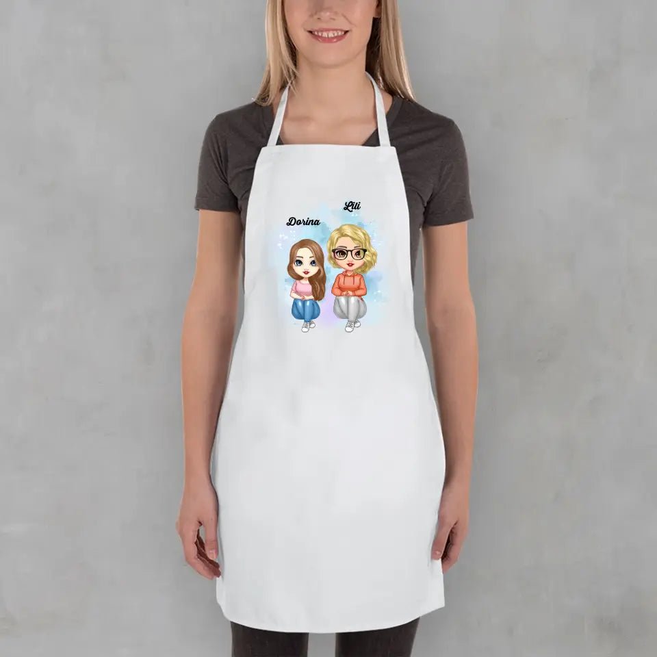 Cukifejű anya-lánya kötény - Bogreguru