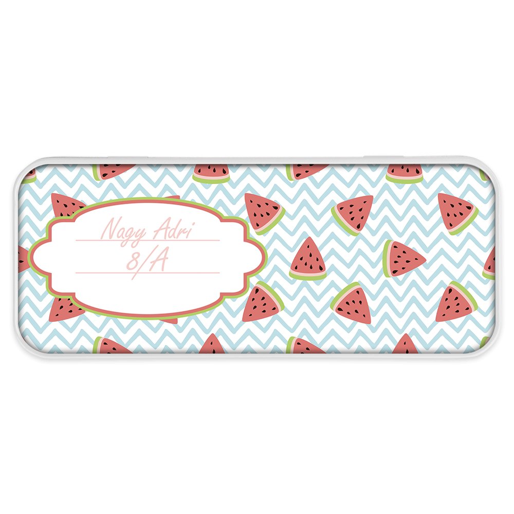 Dinnye mintás fém tolltartó - Bogreguru