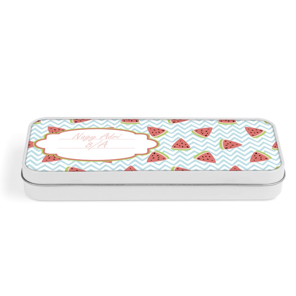 Dinnye mintás fém tolltartó - Bogreguru