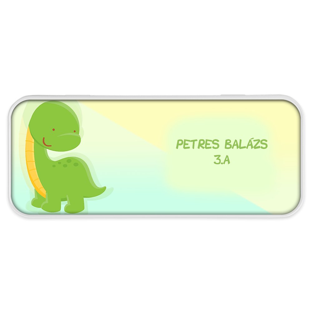 Dínó mintás fém tolltartó 2 - Bogreguru