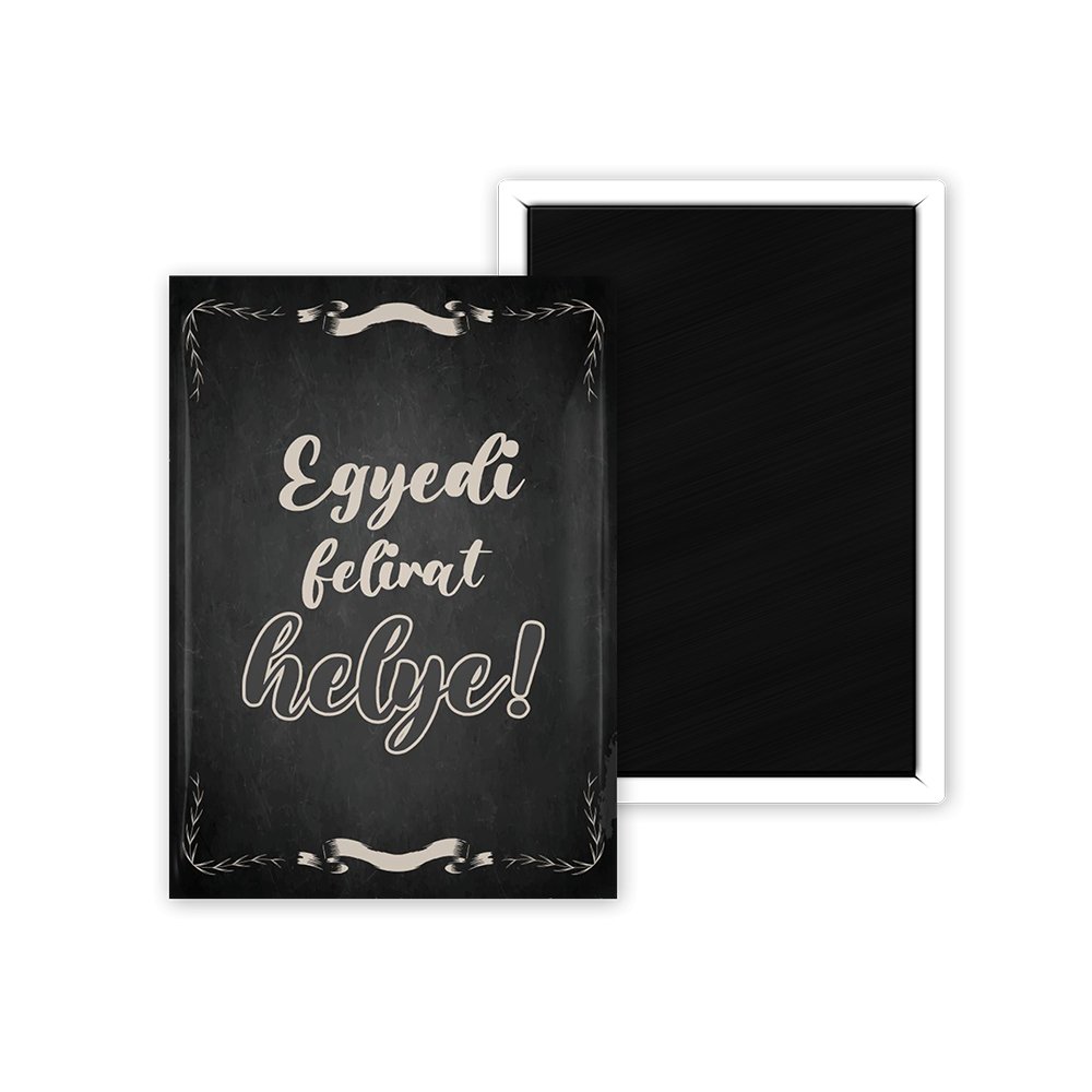 Egyedi feliratos hűtőmágnes 1 - Bogreguru