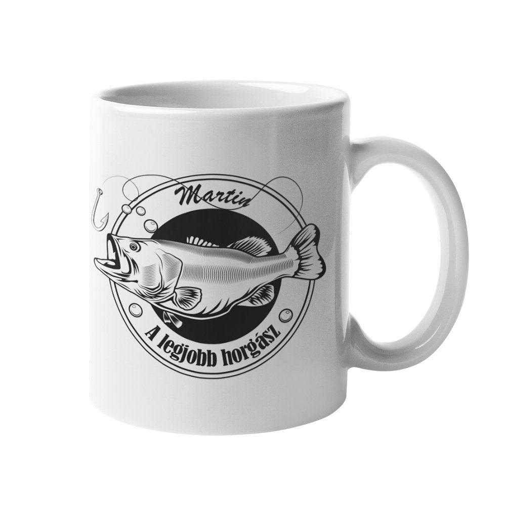 Egyedi neves bögre horgászoknak - Bogreguru