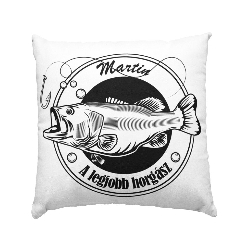 Egyedi neves horgász párna - Bogreguru