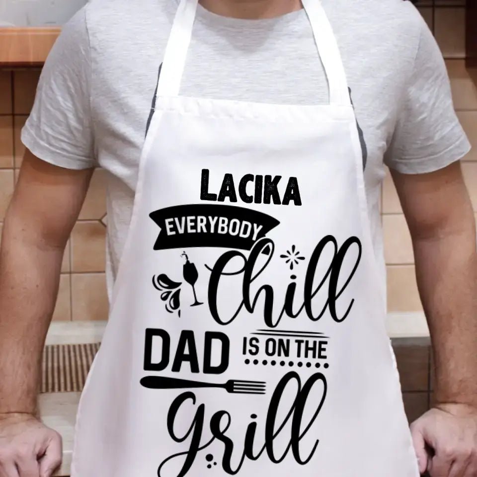 Egyedi neves kötény Apának - Bogreguru