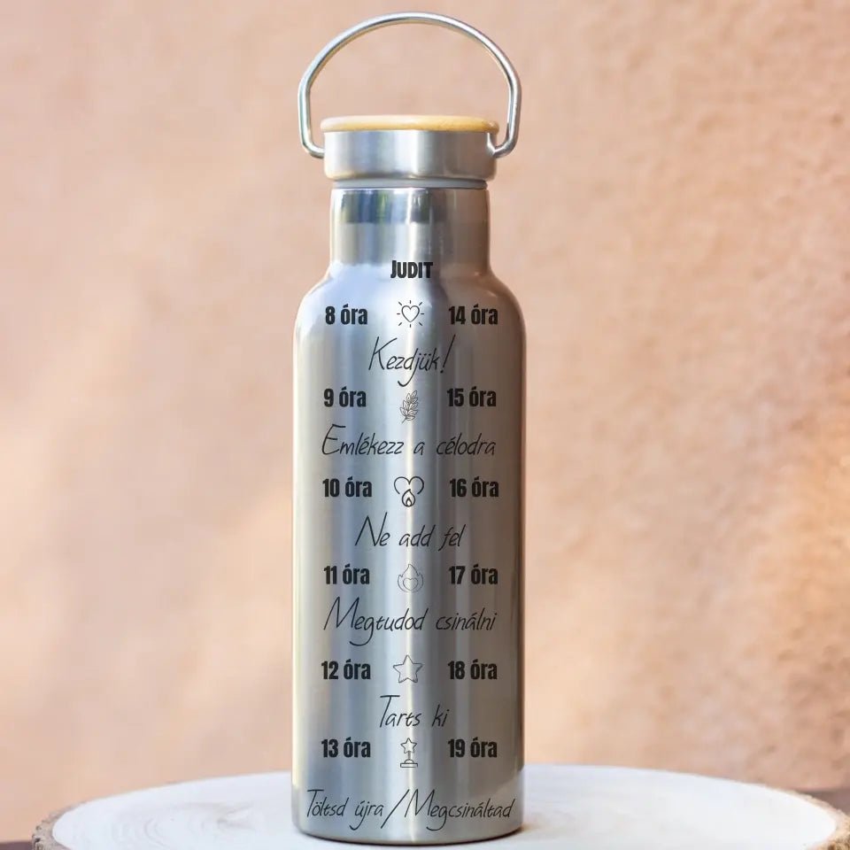 Egyedi neves motivációs kulacs - Bogreguru