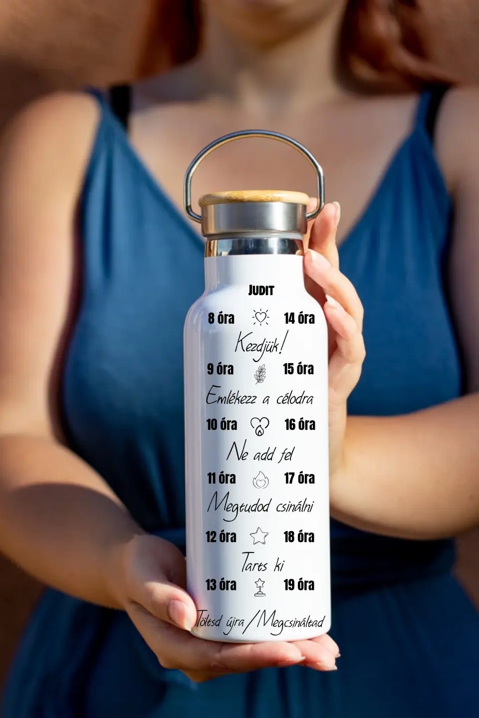 Egyedi neves motivációs kulacs - Bogreguru
