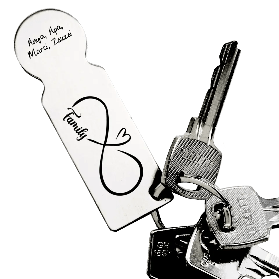 Egyedi neves örök család bevásárló érme - Bogreguru