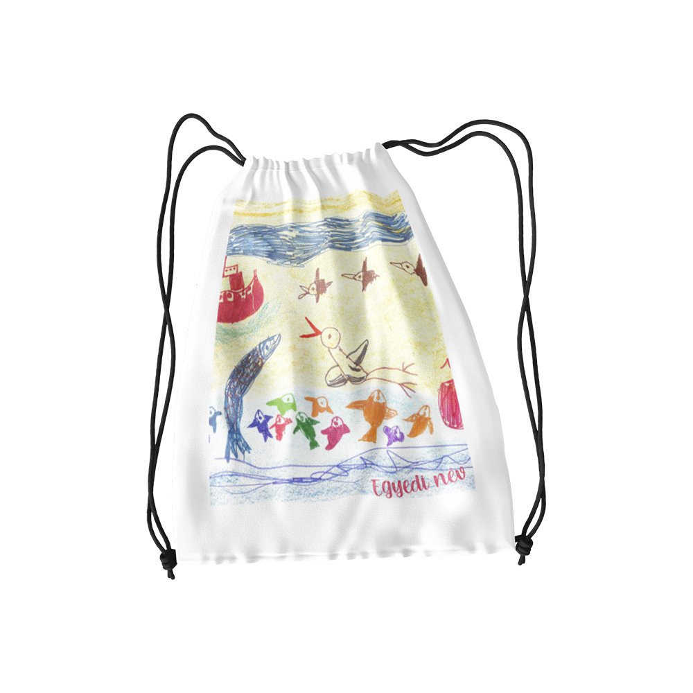 Egyedi rajzos tornazsák - Bogreguru