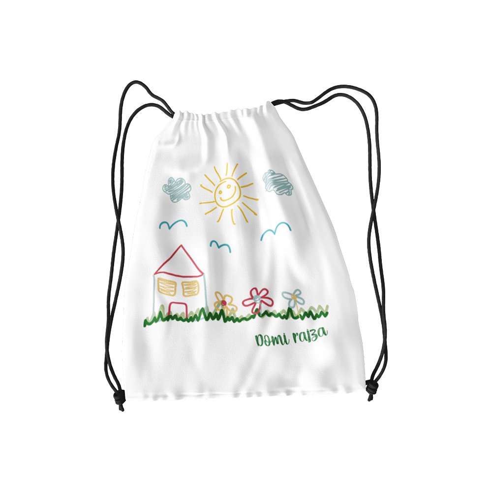 Egyedi rajzos tornazsák - Bogreguru