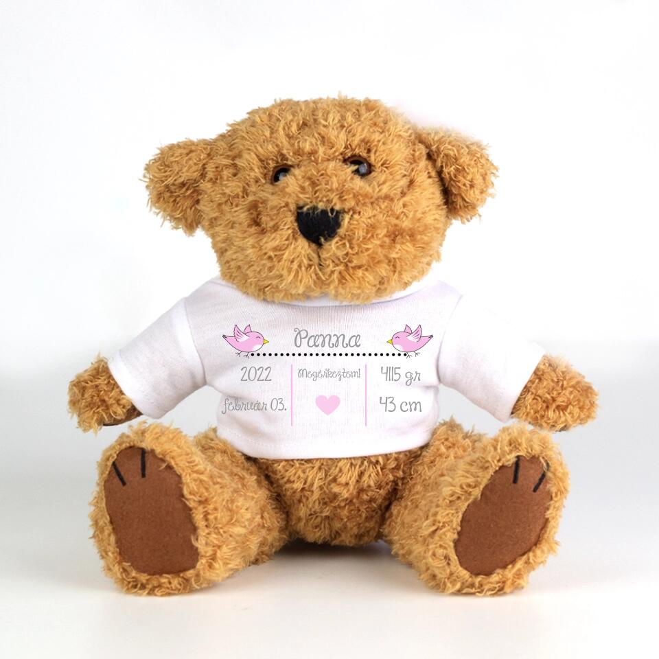 Emlékörző plüss maci babáknak - Bogreguru