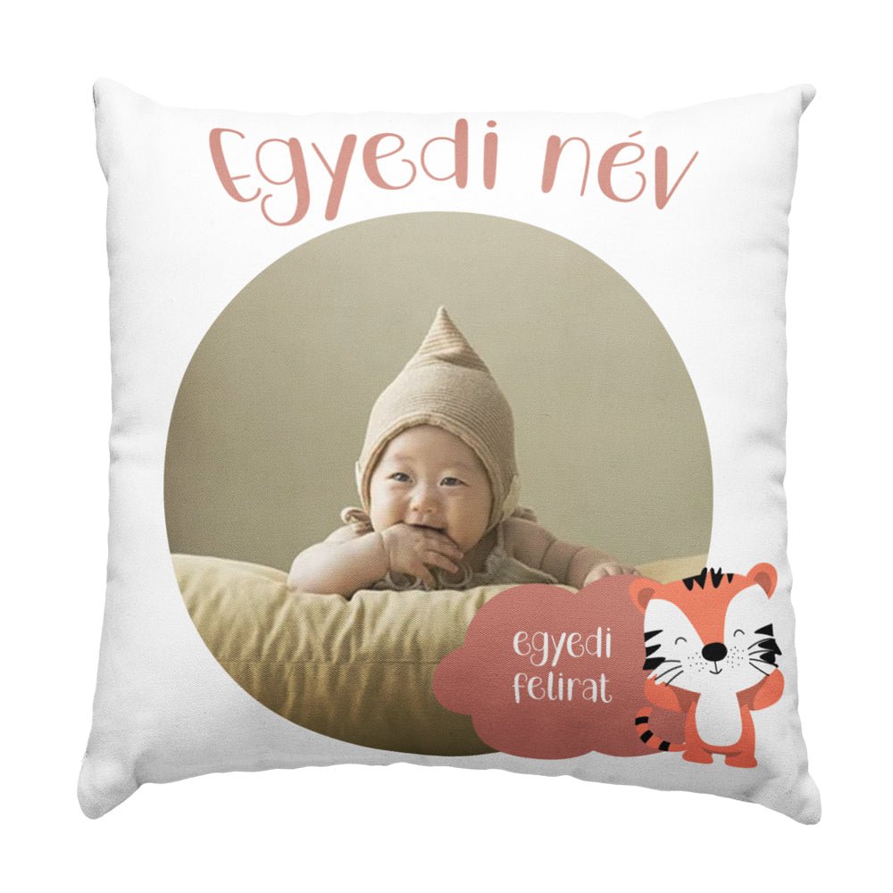 Fényképes párna babáknak tigris - Bogreguru