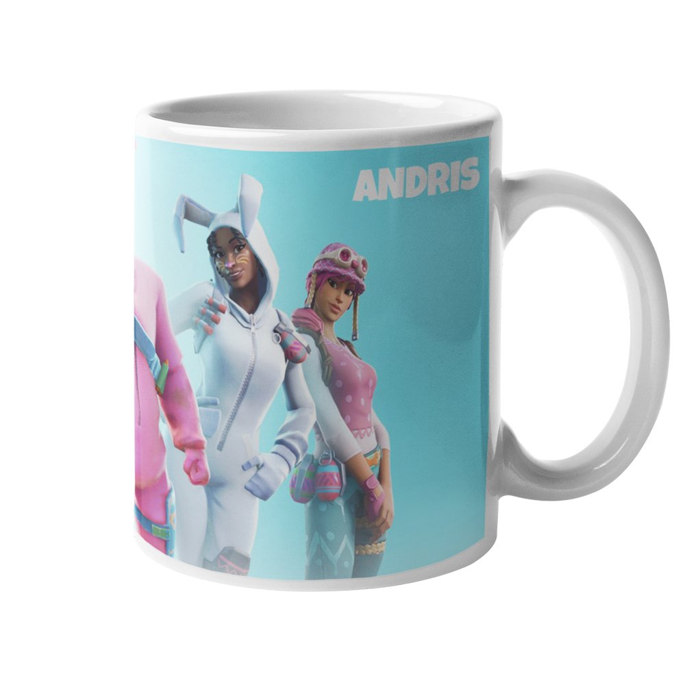 Fortnite Húsvéti bögre egyedi névvel - Bogreguru