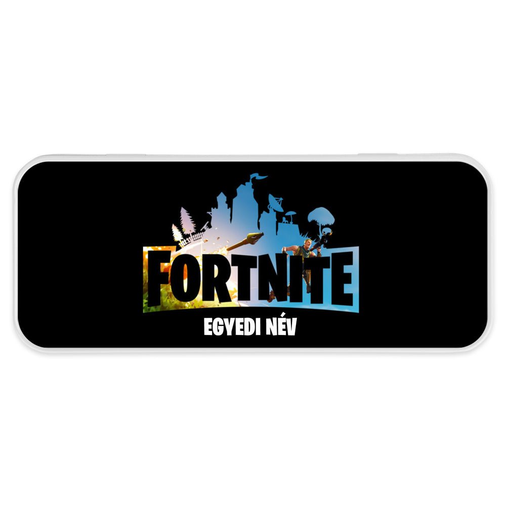 Fortnite mintás fém tolltartó egyedi neves 2 - Bogreguru