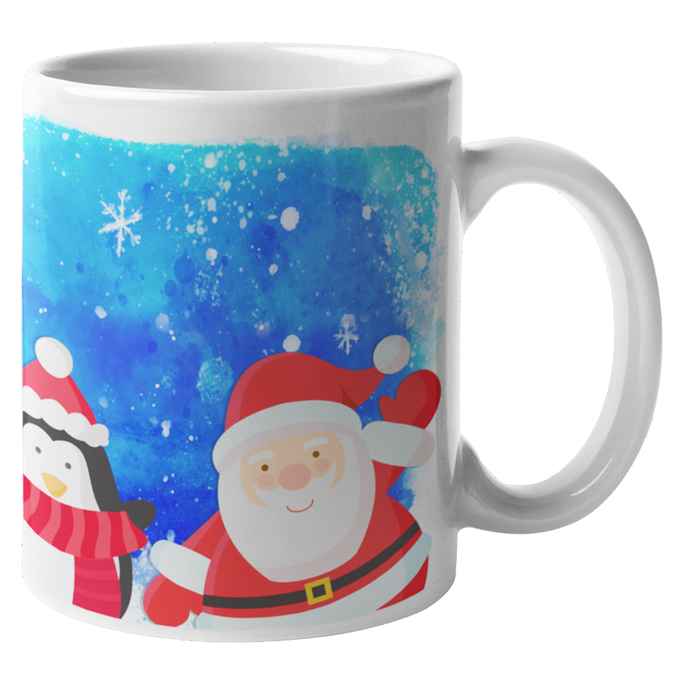 Karácsonyi figurás bögre