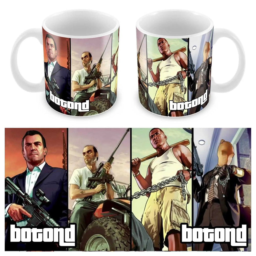 GTA 5 Team 1 Bögre egyedi névvel - Bogreguru