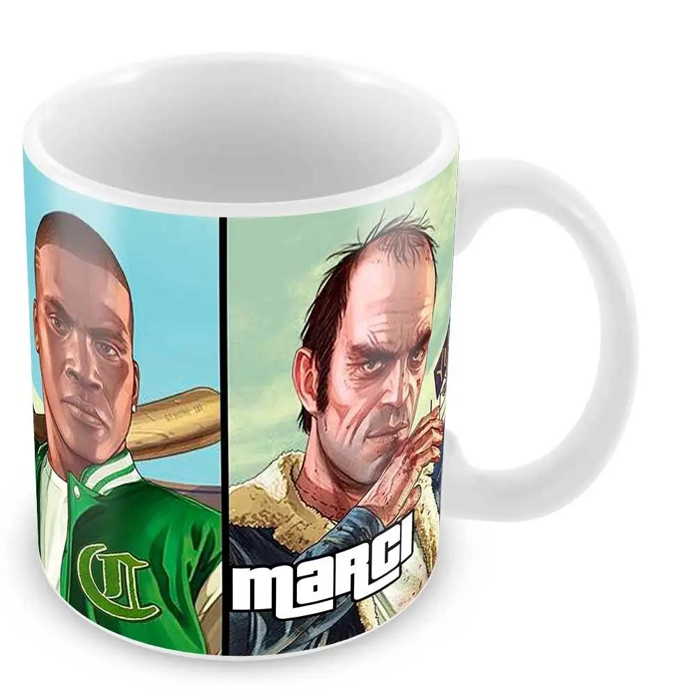 GTA 5 Team 2 Bögre egyedi névvel - Bogreguru