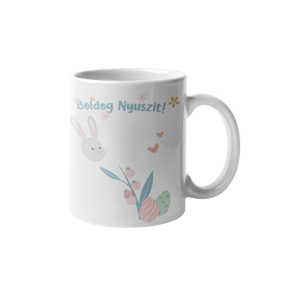 Húsvéti nyuszis bögre egyedi névvel - Bogreguru