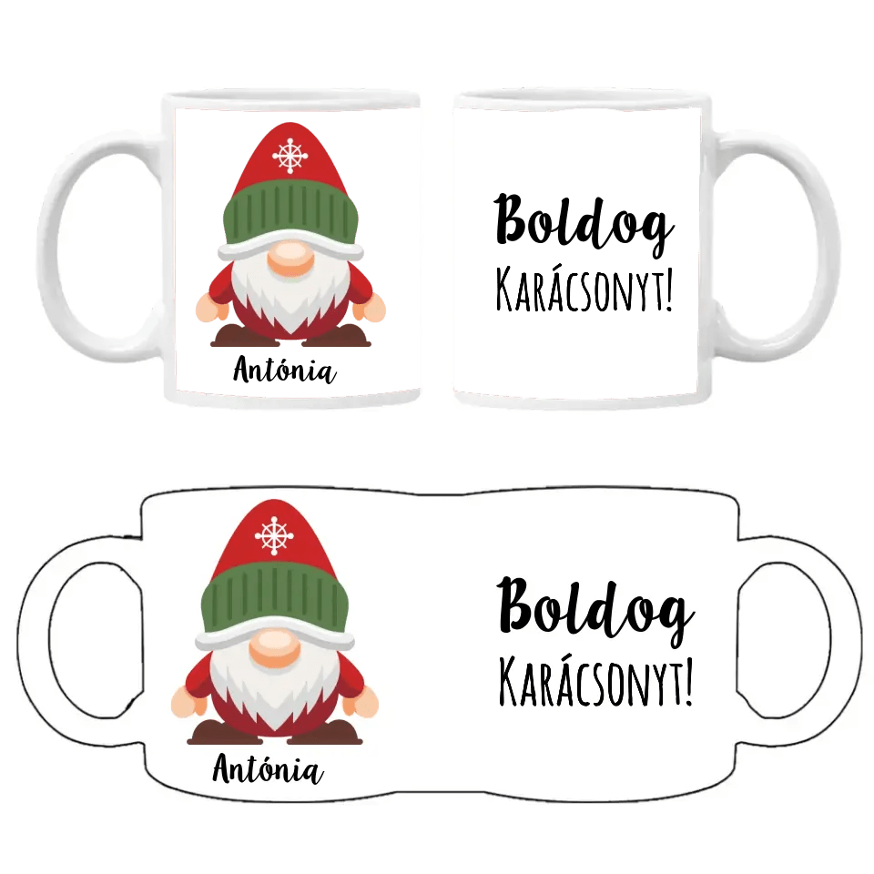 Karácsonyi bögre választható manókkal - Bogreguru