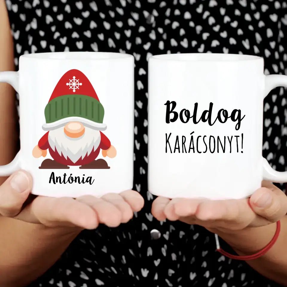 Karácsonyi bögre választható manókkal - Bogreguru