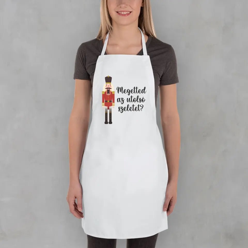 Karácsonyi kötény vicces felirattal - Bogreguru