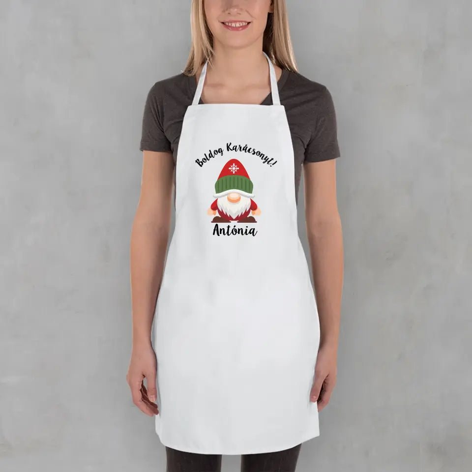 Karácsonyi manós kötény - Bogreguru