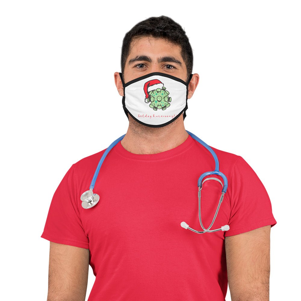 Karácsonyi maszk egyedi felirattal 2 - Bogreguru