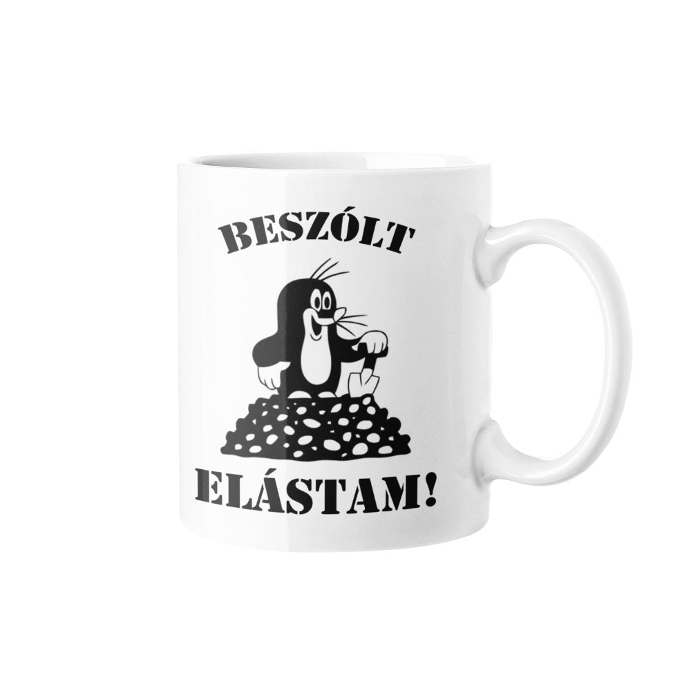 Kisvakond bögre egyedi névvel - Bogreguru