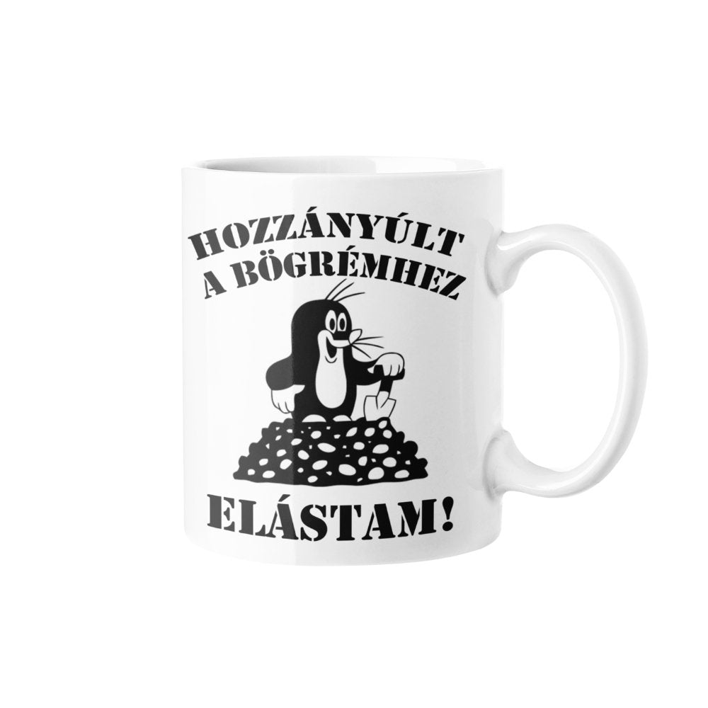 Kisvakond bögre egyedi névvel - Bogreguru