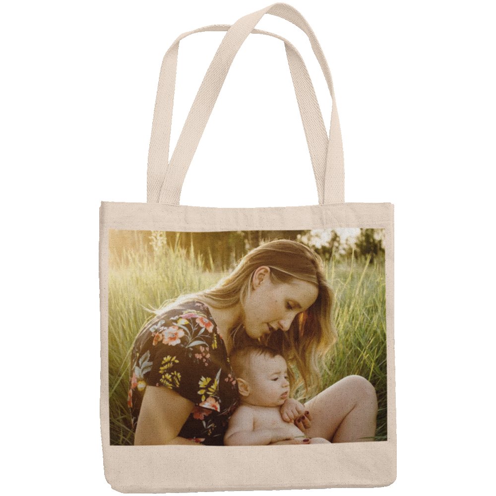 Legjobb keresztanya vászontáska egyedi fényképpel és felirattal - Bogreguru