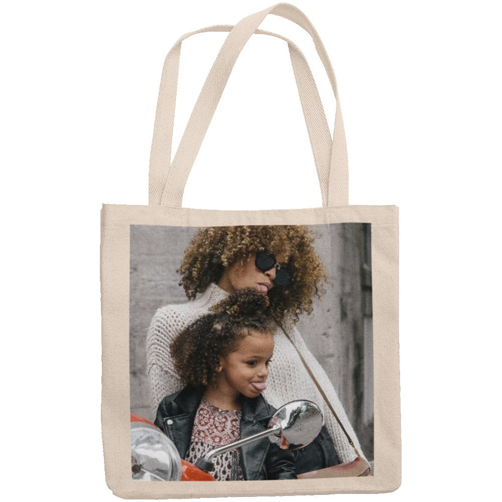 Legjobb nagynéni vászontáska egyedi fényképpel és felirattal - Bogreguru