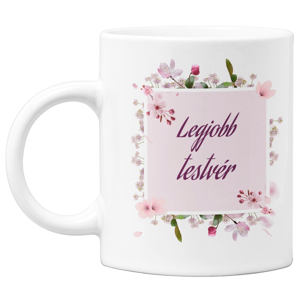 Legjobb Testvér feliratos bögre - Bogreguru