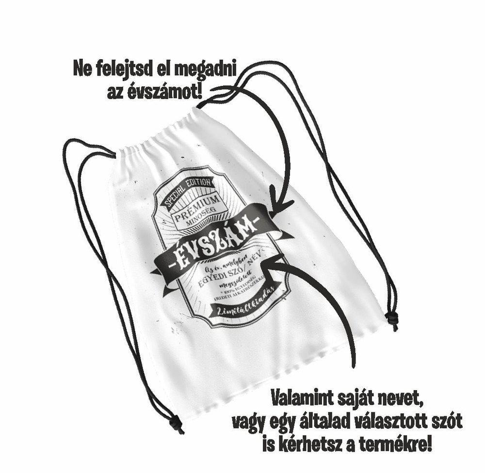 Limitált kiadás tornazsák - Bogreguru