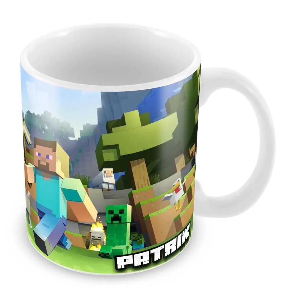 Minecraft bögre egyedi névvel 4 - Bogreguru